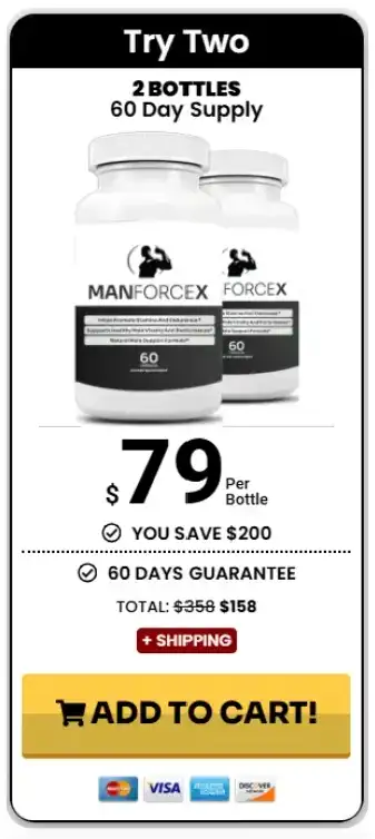 ManForceX order 3 bottles