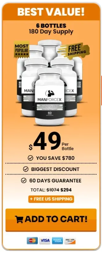 ManForceX order 6 bottles